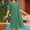 Green, variant on Drses Plus Size Cotton Linen Summer Dress - Short Sleeve Button Up Pleated Midi Dress for Women, Casual Beach & Vacation Loose Fit