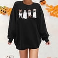 thumbnail image 2 of EHQJNJ Sweat à Demi-Zip pour Femmes, Pull Imprimé Haut Sans Manches Chic pour Automne et Hiver, Sweat-Shirts Sans Capuche avec Graphiques, Sweat-Shirts Western, 2 of 4