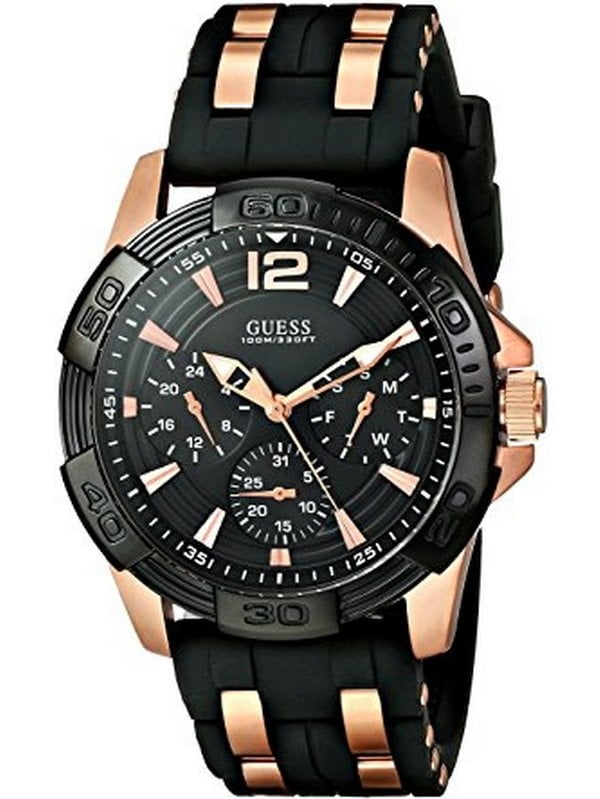 guess watch men black