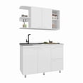 thumbnail image 6 of Byron Kitchen Cabinet Set 6 Doors 9 Shelves White Engineered Wood, 6 of 8