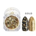 thumbnail image 3 of Nail Art Sequins Powder Mixed Glitter Gold 9 Pots and Silver Paper Foil Nail Art Accessories Sequins Glitters Sticker Nail Decorations 3d Manicure UV, 3 of 4