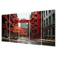 thumbnail image 2 of Designart "Canada Montreal harmonies I" Cityscapes Metal Wall Art Set, 2 of 5