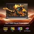 thumbnail image 4 of Hyperstrix Laptop para Juegos con Pantalla Táctil de 15.6", Procesador AMD Ryzen 5 7430U (hasta 4.3GHz, Supera intel Core i7-1355U), Laptop 2 en 1 Plegable 360°, Windows 11 Pro, 16GB RAM 512GB SSD,, 4 of 10