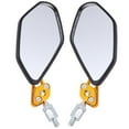 thumbnail image 2 of EeaseCA 1 Pair Motorbike Retroreflector Motorcycle Rearview Mirror Modified 360°Rotated Adjustable Rearview Mirror (Golden), 2 of 7