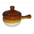 thumbnail image 3 of Chefcaptain Ceramic French Onion Soup Crocks with Handles and Lids, 16 oz, Round, 4 Count, 3 of 5