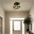 thumbnail image 5 of Hukoro Mousse 8 in. W. 1-Light Flush Mount with Matte Black Finish - Matte Black, 5 of 8