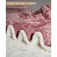 thumbnail image 3 of CazToi Electric Heated Throw Blanket 50x60 Inch Fast Heating Sherpa with Heat & Timer Settings, 3 of 12