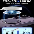 thumbnail image 4 of Decase for Samsung Galaxy S25+ Translucent Hard Back Case with 360°Rotatable Magnetic Ring Kickstand,Compatible with Mag-Safe,Military Grade Shockproof Translucent Protective Case,Purple, 4 of 6