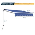 thumbnail image 6 of 13.1'x8.2' Patio Awning Retractable, 6 of 7