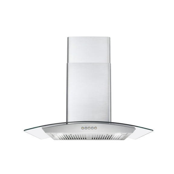 Cosmo 30 in. Ducted Wall Mount Range Hood in Stainless Steel with LED Lighting and Permanent Filters