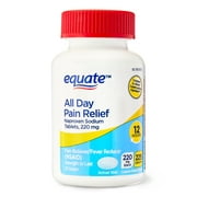 Equate All Day Pain Relief Naproxen Sodium Caplets, 220 mg, 225 Count