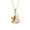 Dog, variant on PAURO Animal Tea Cup Necklace for Women Pendant Charm Stainless Steel Gold Plated Cute Dainty Vintage Gift for Her Meaningful Personalized Everyday Elegant Jewelry Fox