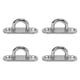 thumbnail image 1 of Paquete de 4 hamacas ovaladas, almohadilla colgante, placa de ojo, montaje en pared, Kits de placa de gancho de techo de vela solar de acero inoxidable YUNYI BRAND  Deportes, 1 of 8