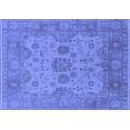 thumbnail image 1 of Ahgly Company Indoor Rectangle Oriental Blue Industrial Area Rugs, 2' x 4', 1 of 4