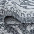 thumbnail image 6 of 2x10 Water Resistant, Indoor Outdoor Runner Rugs for Patios, Hallway, Entryway, Deck, Porch, Balcony or Kitchen | Outside Area Rug for Patio | Charcoal, Floral | Size: 2'3'' x 10', 6 of 8