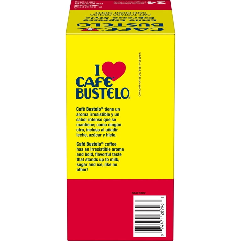 Cafe Bustelo Espresso Style K-Cups, 24/Box