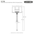 Lifetime Mammoth® 54inch Pro Height Adjustable Hoop with Elite