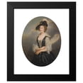 thumbnail image 2 of William Hoare of Bath 12x14 Black Modern Framed Museum Art Print Titled - Portrait of Susanna Hoare, Countess of Ailesbury (1732-1783), 2 of 5
