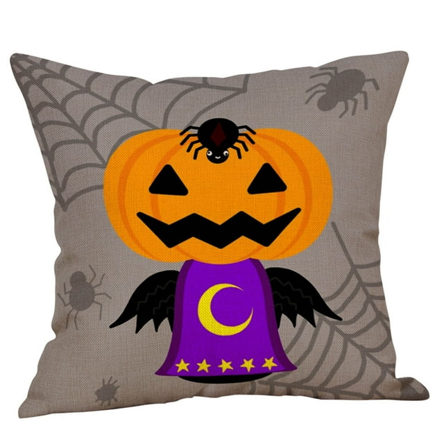 Antqov Halloween Decoration Simulation Applique Pillowcase Living Room Sofa Party, Halloween Party Decorations