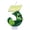 A003- Style C, variant on Number 2 Candle, Dinosaur Candle, Glitter Coated, 3.5 in Tall, Dinosaur Birthday, Decorations, Gold Party Decorations, Cake Topper, 1 Pc