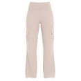 thumbnail image 5 of Iyufng Womens Leggings Slightly Flared Solid Color Yoga Pants Casual Fitness Pants with Pockets, 5 of 9