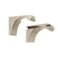 thumbnail image 5 of Alno A6850-BRZ Luna 1" Wide Glass Shelf Mounting Brackets - Bronze, 5 of 6