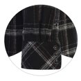 thumbnail image 4 of Gioberti Men 100% Cotton Western Flannel Plaid Shirt w/Snap-on Button, 4 of 5