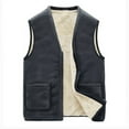 thumbnail image 2 of Outdoor Ventures Men's Running Vest Outerwear, Lightweight Windproof Fleece-Lined Sleeveless Jacket for Golf, 2 of 8