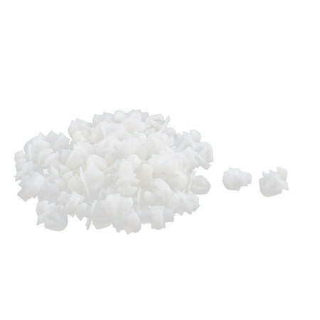 Buick Door Seals - Unique Bargains 60 Pcs White Plastic Door Seal Nail Rivet Trim Mat Clip for Buick