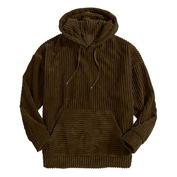 Aoochasliy Mens Hoodies Pullover Christmas Clothes Sweatshirt Hoodie Autumn and Winter Solid Color Trendy Loose Pullover