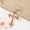 Red, variant on New Personality Diamond Stud Cross Shape Car Key Ring Pendant Fashion Bag Bag Charm