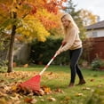 thumbnail image 6 of bestolf Leaf Rake Detachable Handle Length Lightweight Lawn Rake Adults Extendable Garden Rake Leaf Collector, 6 of 8