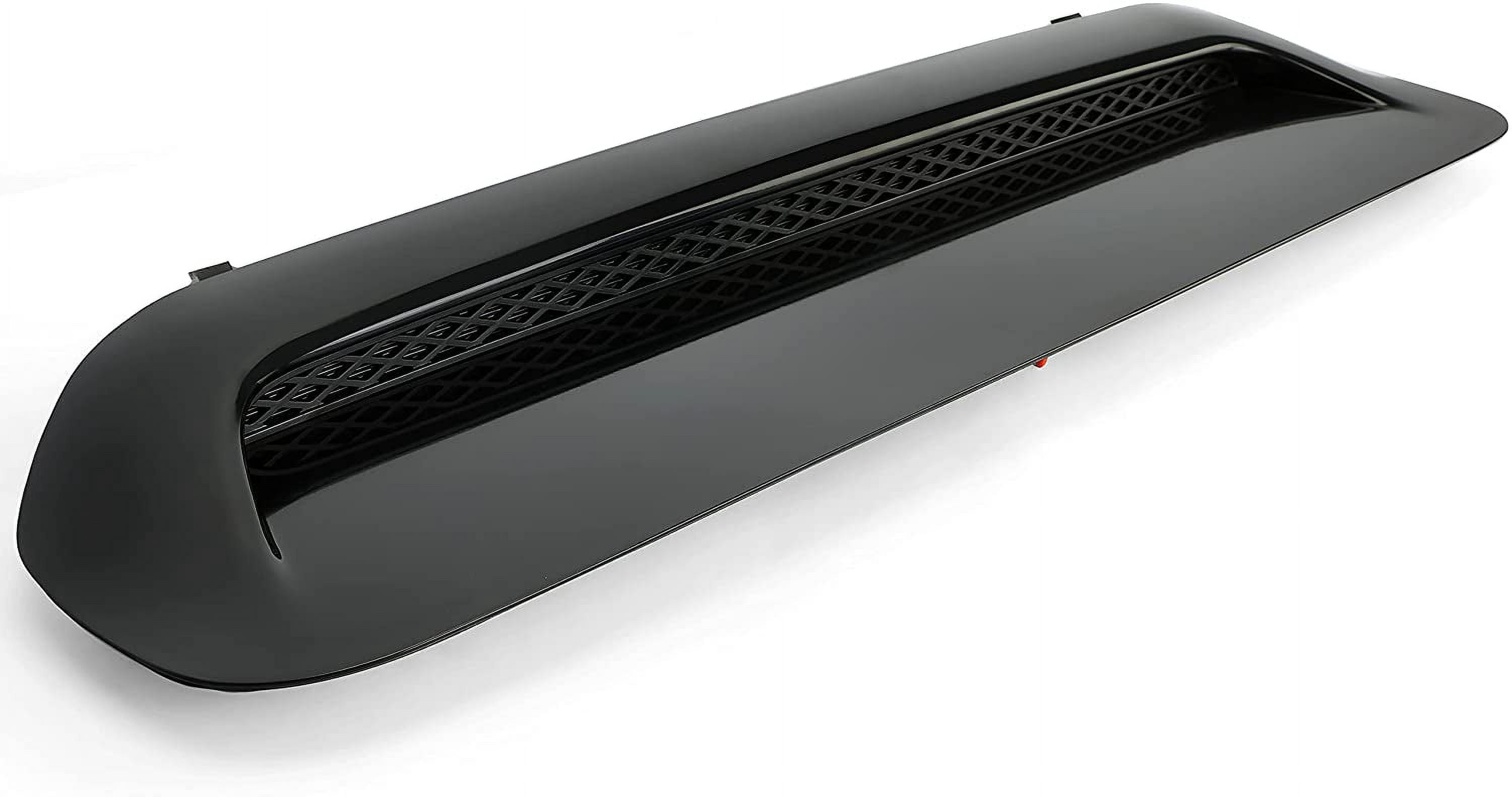 Ecotric Plastic Hood Scoop Upgrade Kit, Unpainted Black Compatible with 2010-2021 Toyota 4Runner