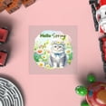 thumbnail image 4 of American Shorthair Hello Spring Time Flower Floral Nature Cutout Transfer Sticker Cat Lover Kitten Owner Gifts Transparent Decal Art Decor - 02031, 4 of 5