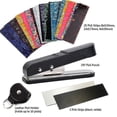 thumbnail image 1 of Guitar Pick Punch With Internal Strong Amp; Elastic Spring Include Leather Pick Holder 27 Pick Strips Diy Pick Maker Gift 2 Types Mimenor, 1 of 5