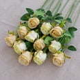 thumbnail image 3 of Simulated Single Bulgarian Rose Photo Photography Home Furnishing Store Decoration Beautiful Fake Flowers, 3 of 5