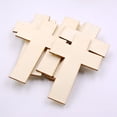 thumbnail image 6 of LEORX 36Pcs Mini Crosses Wood Craft Supplies Khaki DIY Accessories Wedding Decorations Home Decor, 6 of 8