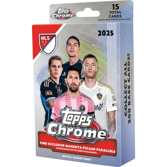 2025 Topps Chrome MLS Soccer Hanger Pack