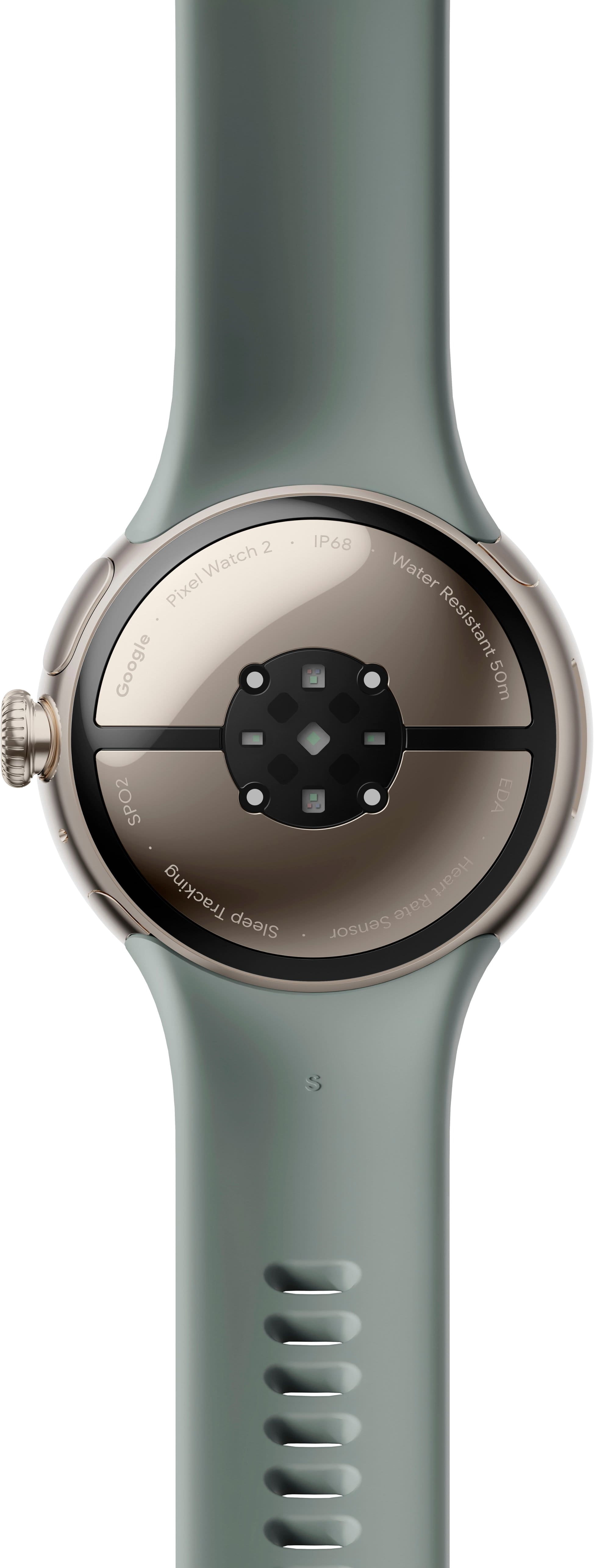 Restored Google Pixel Watch 2 (2023) 41mm G4TSL (GPS Only, No Cellular) Champagne Gold Aluminum (Refurbished)