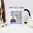 thumbnail image 4 of WENSSY You're a Really Cat Dad Mug, Best Cat Dad Gifts, Funny Birthday Father's Day Gifts for Catdad from Daughter Son 11 OZ Black Handle, 4 of 7