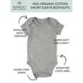 thumbnail image 3 of Honest Baby Clothing Baby Boy or Girl Gender Neutral Organic Cotton Short Sleeve Bodysuits, 8 Pack (Newborn-24 Months), 3 of 6