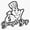1pcs, variant on Retro Bakery Dough Boy Money Bag Vintage Cartoon Mascot Decal For Cooler Locker Sticker