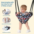 thumbnail image 6 of Baby Door Jumper for 6-12 Months Infant Unisex Toddler, Adjustable Strap and Seat, Colorful Leaf, 6 of 8