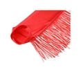 thumbnail image 4 of Women's Long Satin Finger Gloves with Tassels Arm Warmer Elbow Length Sleeves for Female Halloween Opera Dance Wedding Party Red, 4 of 6