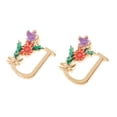 thumbnail image 4 of kusrkot 5 PCS/Lot English Letters Shape Alloy Pendant Earring DIY Jewelry Making DIY U U, 4 of 8