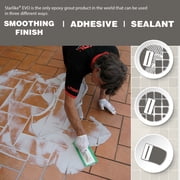 The Tile Doctor Starlike EVO - Litokol Glamour Epoxy Grout for Tile, Easy to Apply, Bathroom Pool Flooring Backspalsh Grout 2.5 kg - 5.5 lbs. - 340 Blue Denim