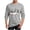 Gray, variant on Men's Big and Tall Halloween Shirts Funny Ghost Graphic Long Sleeve Shirts Casual Crew Neck Fall Pullover Tops S-5XL