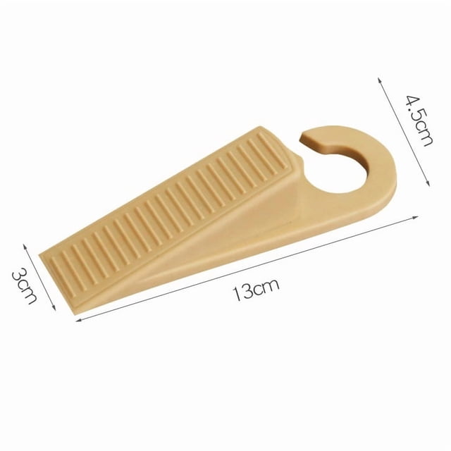 Tope de puerta de goma portátil, paquete de 2, ideal for uso doméstico y de oficina