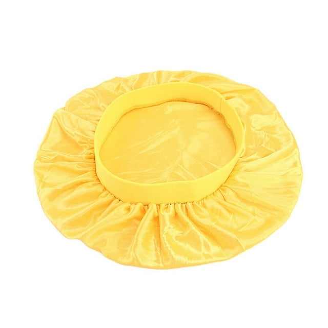 ziyahi Polyester Nightcap Double-Side Elastic Headwear Sleep Bonnet Home Women Head Wrap Tool