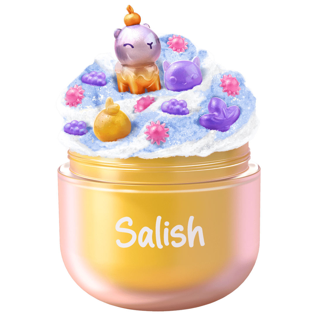 Gui Gui By Salish,  Create The Most Beautiful Slime Based Around All The Things Salish Loves, 4 to Collect, Ages 6+
